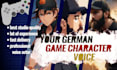 voice your german game character