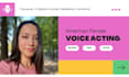 be your female voice actor for characters