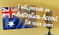 provide an australian voice over