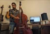 record acoustic double bass
