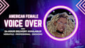 be your american female commercial voice over artist