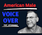 record an american male voice over