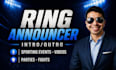 record a ring announcer voice over