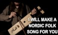 create a medieval nordic folk viking song for you