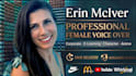 record a female american voice over
