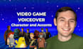 record a male character voice over for your video game