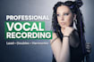 record professional female vocals for your song