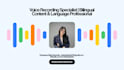 record professional indonesian and english voice overs