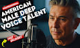 record professional american english male voice over