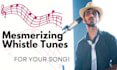 professionally whistle for your music track