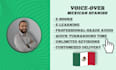 professional mexican spanish voice over