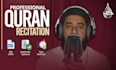 record quran recitation with tajweed in HQ audio