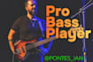 be your pro session bass player