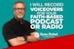 record a professional voiceover for podcast or radio ad