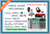 record urdu voice over studio quality
