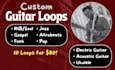 record custom loop packs with electric guitar, acoustic guitar, or ukulele