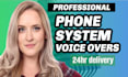 record pro phone greetings, voicemails and IVR prompts
