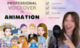 provide a female voiceover for characters