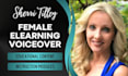 record an american female voiceover for elearning narration