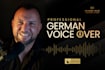 record a german voice over in a dark, deep voice