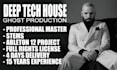 create a minimal, deep tech house track for you, label ready