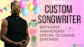 create personalized songs for birthdays, anniversaries and special moment