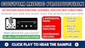 create original music for you
