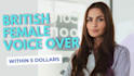 record a professional, british female voice over
