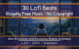royalty free chill lofi music bundle with no copyrights