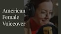 record a professional, american female voiceover
