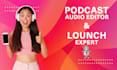 podcast audio editing and launch export