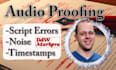 proof listen your audiobook or narration file