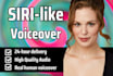 be your siri style voiceover