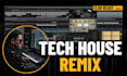 produce a professional tech house remix for djs and artists
