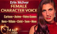 record your female character for animation, video games, or films