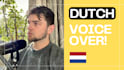 record your dutch nederlandse voice over or dubbing