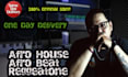 make or remix with afro house, afro beat style