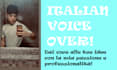 professional italian voice over actor for your project