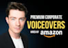 record a premium corporate voice over narration