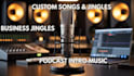 create a custom song, podcast intro music, or business jingle