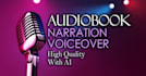 narrate your audiobook with a professional, authentic voice over