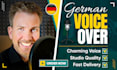 do a stunning german voiceover for your project