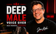 record a deep male voice over