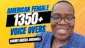 record an american female voice over pro quality narration