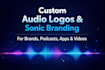 create an audio logo, intro or sonic branding for your brand