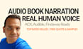 narrate your audiobook with a real human voice