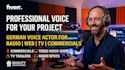 record a professional german voice over in an empathic tone