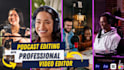 do podcast video audio editing, mixing and mastering