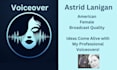 record a professional american female voiceover