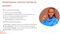 edit your podcast in descript